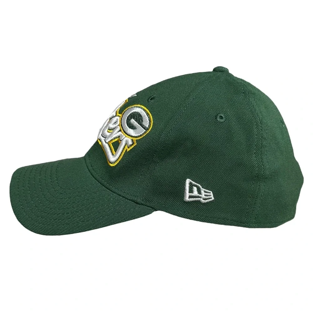 Green Bay Packers Hat Cap Fitted Mens Medium NFL Football 39THIRTY New Era Green